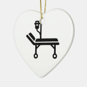 病院用ベッド セラミックオーナメント (左)