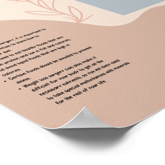 病院用減量手術認識度気に ポスター (角)