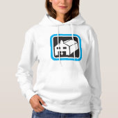 病院納屋アイコンのミニマリスト医療施設 パーカ (正面)