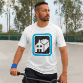 病院納屋アイコンのミニマリスト医療施設 Tシャツ