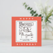 病院車の駐車場の漫画 カード (スタンド正面)