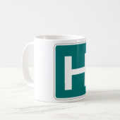 病院道路標識救急医療施設 コーヒーマグカップ (正面左)