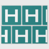 病院道路標識救急医療施設 ラッピングペーパー (フラット)