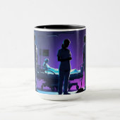 病院静かの英雄 マグカップ (中央)