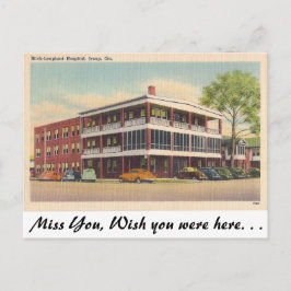 病院、ジェサップ、ジョージア ポストカード