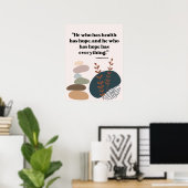 病院、医師、医療センター用引用文 ポスター (ホームオフィス)