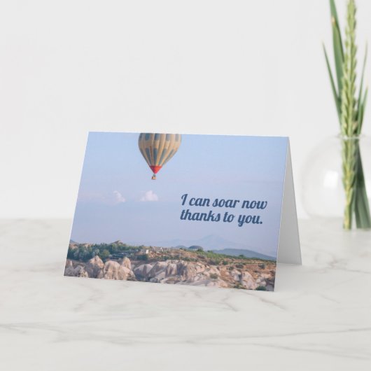 病院/医療スタッフ、カーギバー感謝していユーカード サンキューカード (正面)