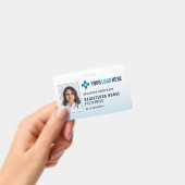 病院/医療写真IDバッジ（グラデーション付） バッジ (手持ち)