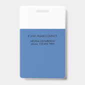 病院 医療従事者 写真 ID 名前 バッジ (裏面)