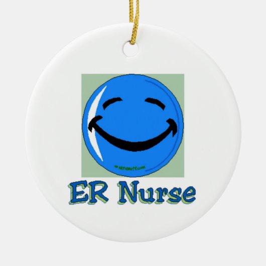 病院HFの医学のオーナメント セラミックオーナメント (正面)