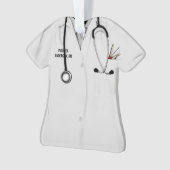 病院RNナース収集可能 オーナメント (正面)
