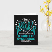 症候群トゥレット症候群認識度 カード (黄色い花)