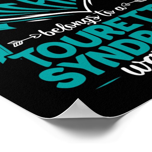 症候群トゥレット症候群認識度 ポスター (角)