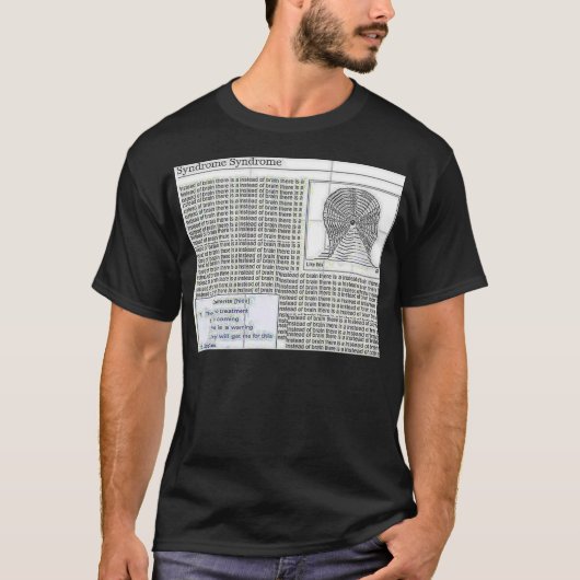 症候群Tシャツ Tシャツ (正面)