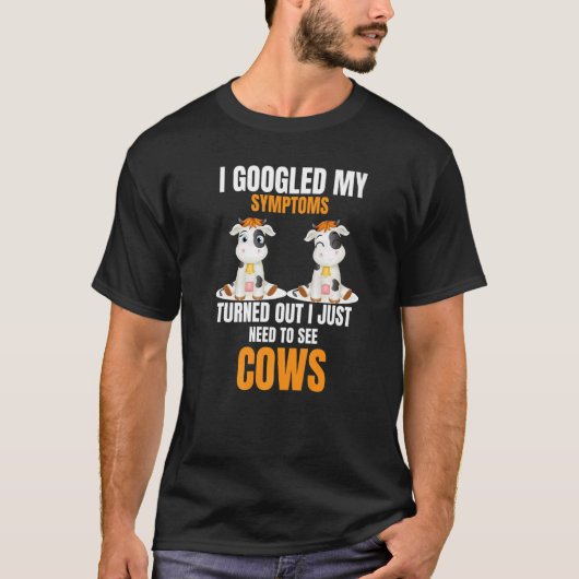 症状をググってみたらただの診察が必要なだけだった Tシャツ (正面)