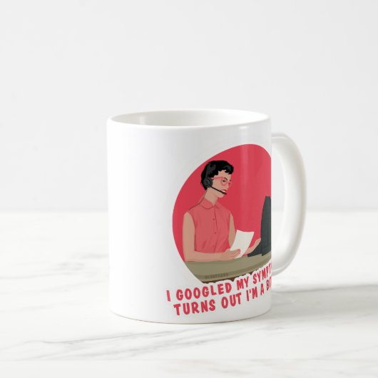 症状をグーグルで調べてみると… コーヒーマグカップ (正面右)