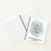 *~*症状グリッターブルーマニフェストAP85 ノートブック (内部)