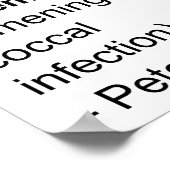 症状炎症性髄膜炎の表 ポスター (角)