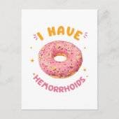 痔がある ポストカード (正面)