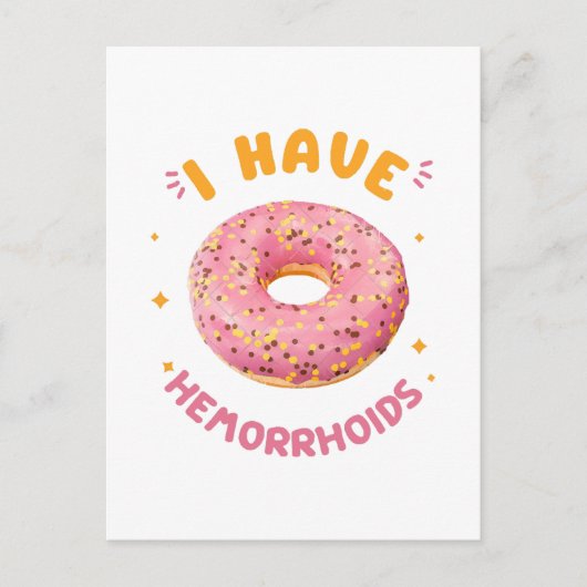 痔がある ポストカード (正面)