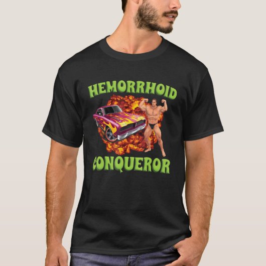 痔核おもしろいミーム風変わり攻撃Cr Tシャツ (正面)