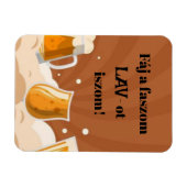 痛いお尻 LAVを飲む!冷蔵庫マグネット マグネット (横)