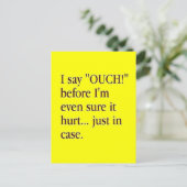 痛いとは思わないうちに痛い目に…～に入って ポストカード (スタンド正面)