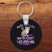 痛いと笑う家族の線維筋痛アウェーン キーホルダー (正面)