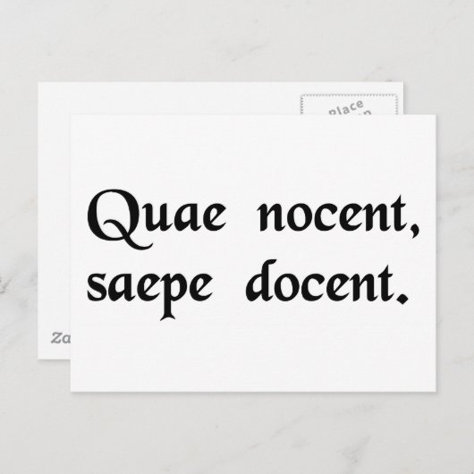 痛いのは、しばしば指示する。 ポストカード (正面/裏面)
