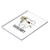 痛い歯の面白い歯科パン ノートブック (左側)