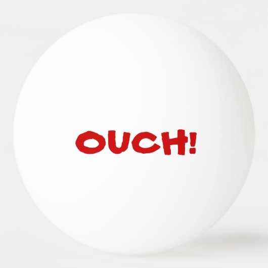 痛い痛い！話す 卓球ボール (正面)