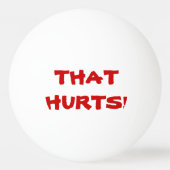 痛い痛い！話す 卓球ボール (裏面)