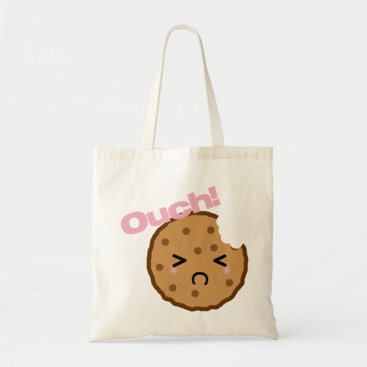 「痛い!」とかわいいCookie トートバッグ (正面)