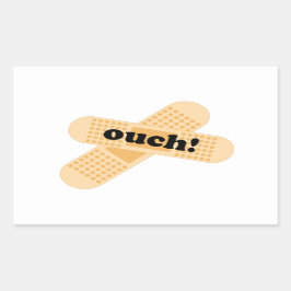 痛い！シール 長方形シール