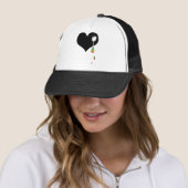 痛い。虹のハート。 キャップ (インサイチュ)