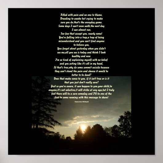 痛みでいっぱいで誰も責めない…ポスター ポスター (正面)