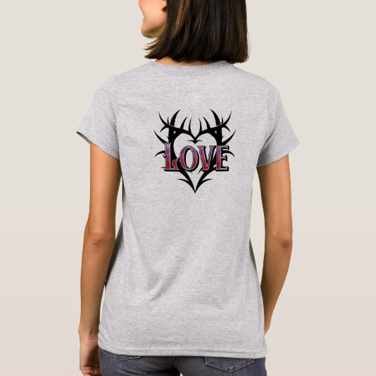 痛みと喜び Tシャツ (裏面)