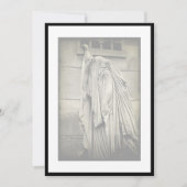 痛みと悲しみの葬儀発表招待状 招待状 (正面)