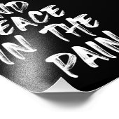 痛みに平安を見出す フォトプリント            (角)