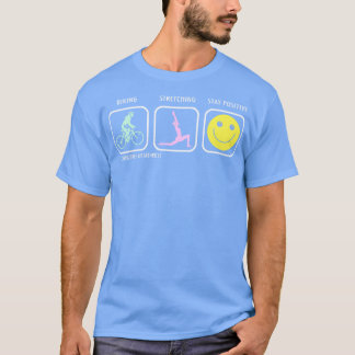 痛みのない変形性関節症サイクリングストレッチYoga 2 Tシャツ