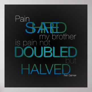 痛みの共有ポスター ポスター