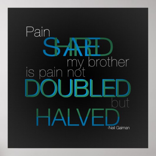 痛みの共有ポスター ポスター (正面)