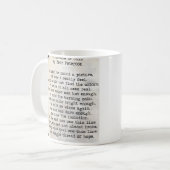 痛みの写真 コーヒーマグカップ (正面左)