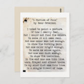 痛みの写真 ポストカード (正面/裏面)