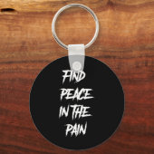 痛みの平和メンタルヘルス自殺認識度 キーホルダー (正面)