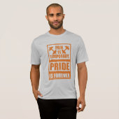 痛みは一時的なプライドは永遠である Tシャツ (正面フル)