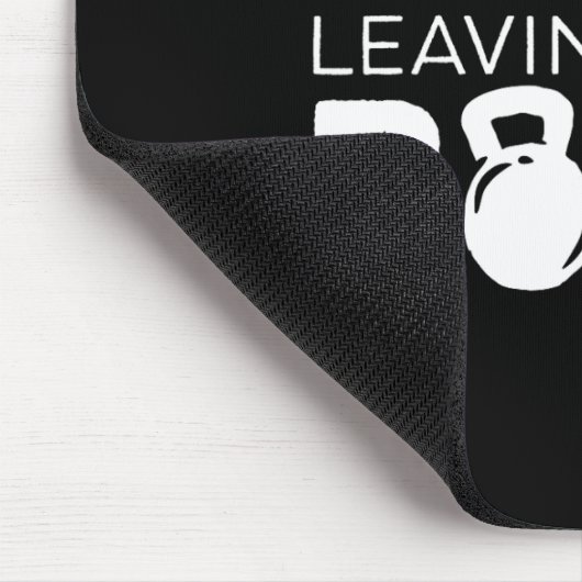 痛みは弱点離れあなたの体フィットネスジムWor マウスパッド (コーナー)