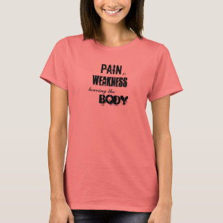 痛みは弱離れさの体 Tシャツ