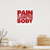 痛みは弱離れさ体 ポスター (キッチン)