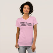 痛みは弱離れさ体 Tシャツ (正面フル)